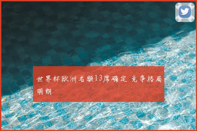 世界杯欧洲名额13席确定 竞争格局明朗